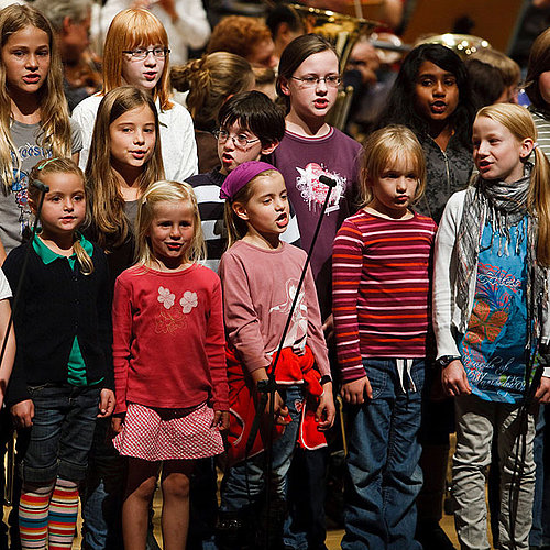 Auftritt eines Kinderchors